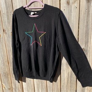 Women’s rainbow star sweater
